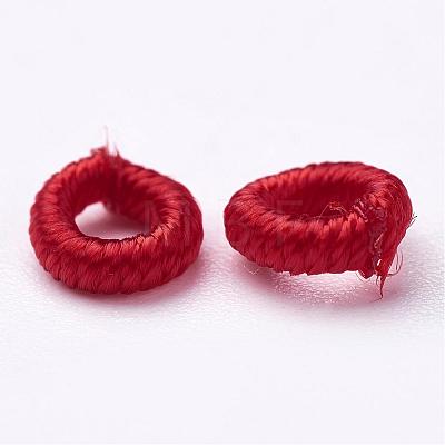 Polyester Weave Beads WOVE-N003-23-1