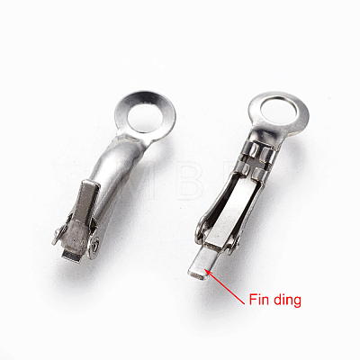 304 Stainless Steel Spring Ring Clasps STAS-G192-26P-1