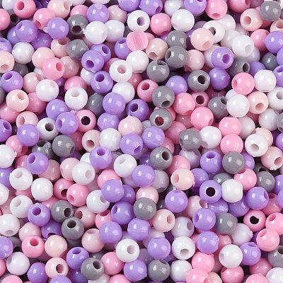 Opaque Acrylic Beads OACR-H118-07A-03-1