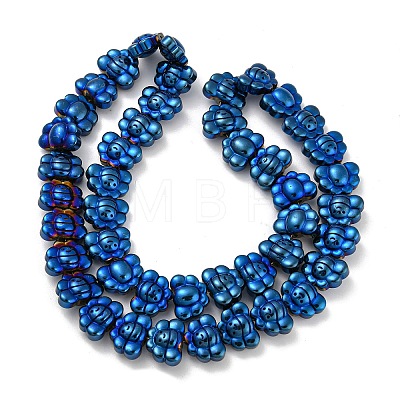 Electroplated Synthetic Non-magnetic Hematite Beads Strands G-Z032-D02-05B-1