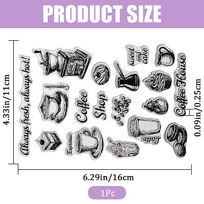 Clear Silicone Stamps DIY-WH0430-338B-1