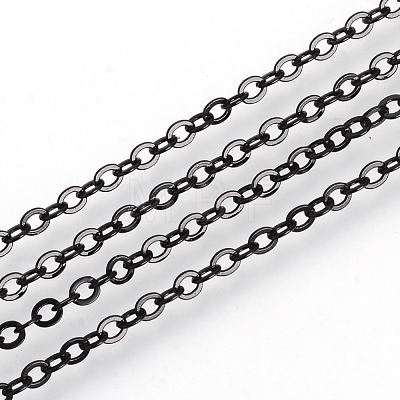 Electrophoresis Brass Cable Chains Necklaces X-MAK-R019-01-1