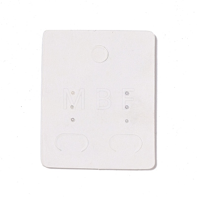 Rectangle Paper Earring Display Card with Hanging Hole CDIS-C004-01E-1