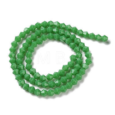 Opaque Solid Color Imitation Jade Glass Beads Strands EGLA-A039-P4mm-D08-1