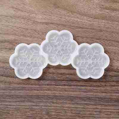 Snowflake Shape Food Grade Silicone Lollipop Molds DIY-D069-15-1