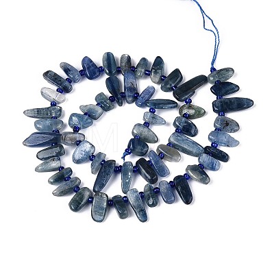 Natural Kyanite/Cyanite/Disthene Beads Strands G-Z091-A22-1