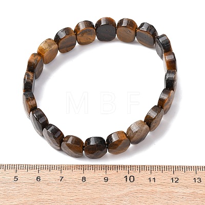 Natural & Synthetic Mixed Gemstone Faceted Beaded Stretch Bracelets for Women BJEW-K251-07-1