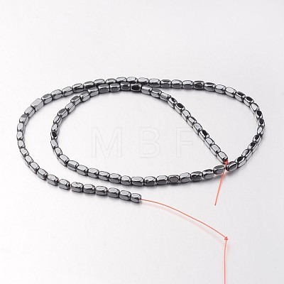 Non-magnetic Synthetic Hematite Bead Strands G-F300-40B-09-1