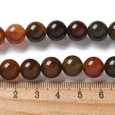 Natural Agate Beads Strands G-NH0001-G09-01-1