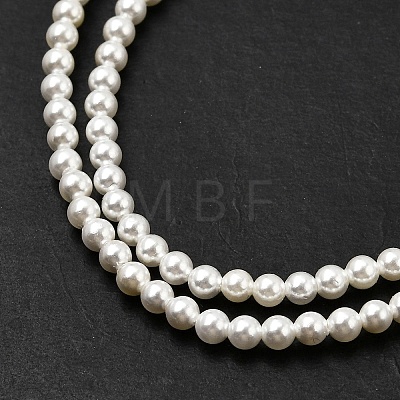 Electroplated Shell Pearl Beads Strands BSHE-K017-2.5mm-1