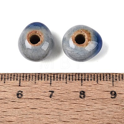 Handmade Crackle Vintage Porcelain Beads PORC-N013-03-1