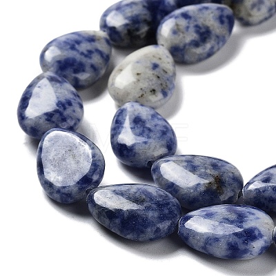 Natural Blue Spot Jasper Beads Strands G-L242-33-1