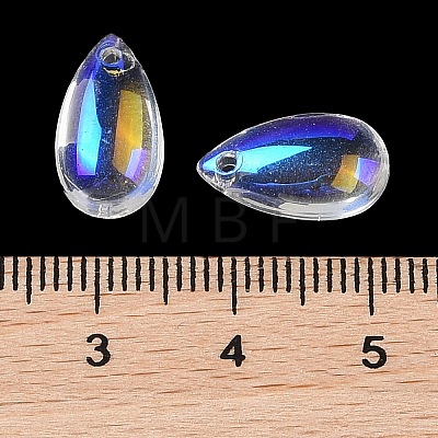 Transparent Glass Charms GLAA-U002-01D-1