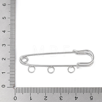 Iron Brooch Findings FIND-D036-03P-1