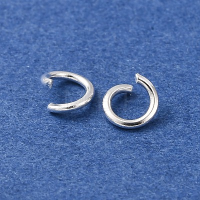 Brass Open Jump Rings KK-G604-08S-25-1