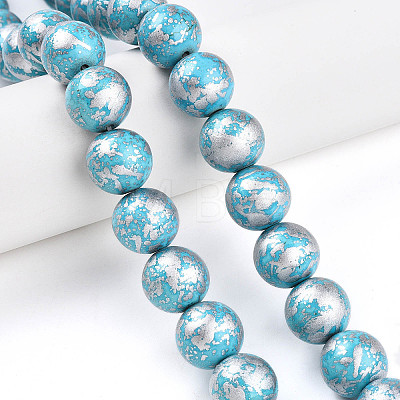 Synthetic Turquoise Beads Strands TURQ-T004-08A-09-1