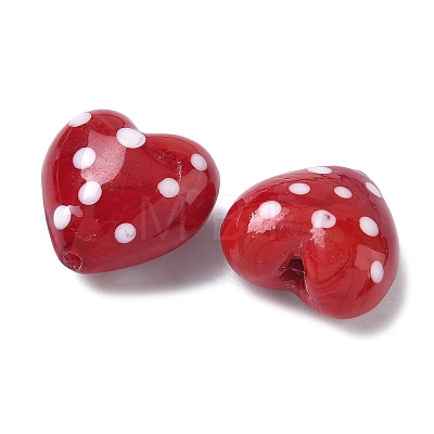 Handmade Lampwork Enamel Beads LAMP-Z020-01-1