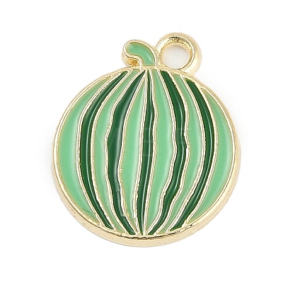 Alloy Enamel Pendants FIND-K020-21A-G-1