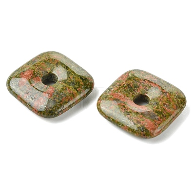 Natural Unakite Pendants GG-D003-B02-05-1