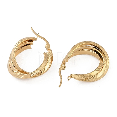 PVD Vacuum Plating 201 Stainless Steel Hoop Earrings EJEW-I309-71G-03-1