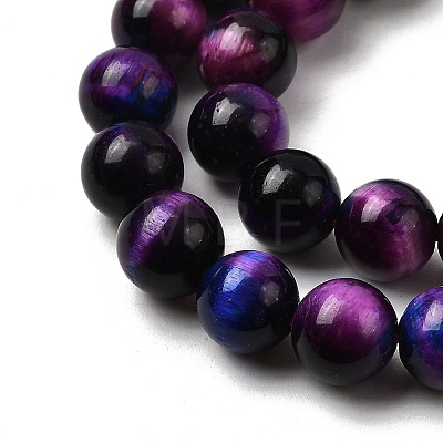 Natural Tiger Eye Beads Strands G-F561-6mm-B07-1
