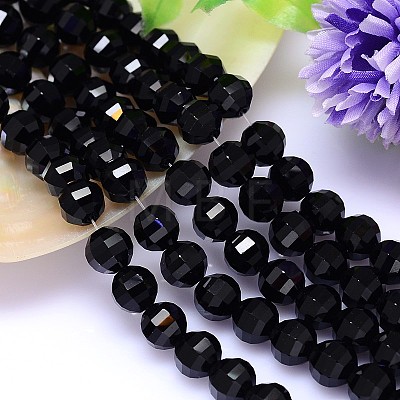 Faceted Round Imitation Austrian Crystal Bead Strands G-M182-10mm-23A-1