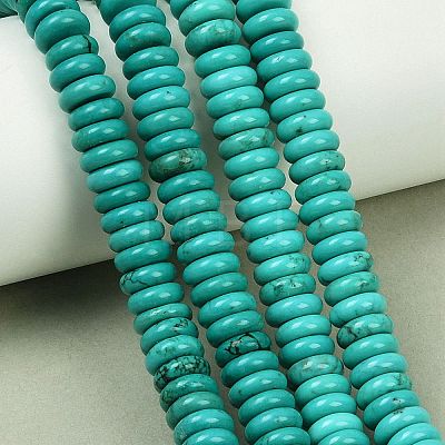 Natural Howlite Beads Strands G-B049-C01-03A-1
