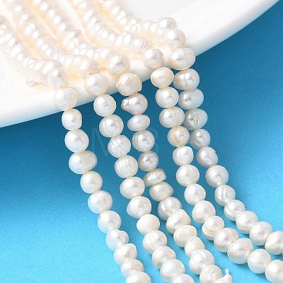 Natural Cultured Freshwater Pearl Beads Strands PEAR-I007-07O-02A-1