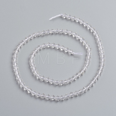 Natural Quartz Crystal Beads Strands G-E560-E09-4mm-1