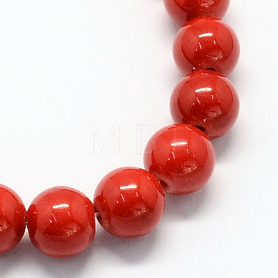Natural Dyed Mashan Jade Gemstone Bead Strands X-G-R272-4mm-01-1