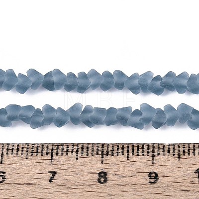 Frosted Transparent Glass Beads Strands LS-GLAA-N016-4mm-29-1