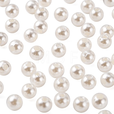 Imitation Pearl Acrylic Beads PL613-1-1