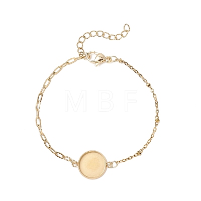304 Stainless Steel Paperclip Chain Satellite Chain Bracelet Making BJEW-JB13072-01-1