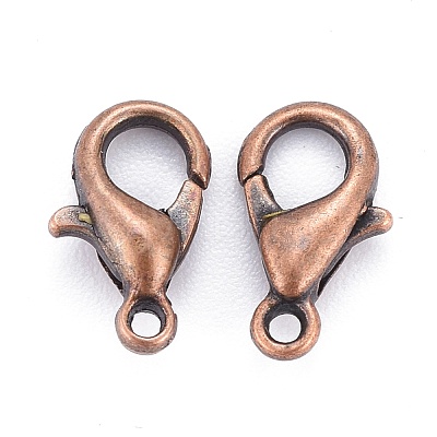 Zinc Alloy Lobster Claw Clasps E103-NFR-1