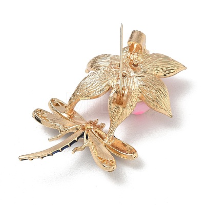 Dragonfly and Lotus Flower Enamel Pins RB-CBA59CF-01A-1