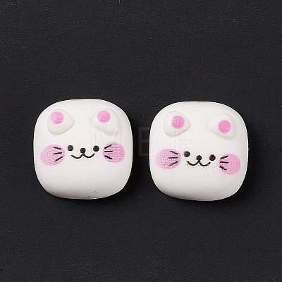 Opaque Resin Cabochons X-RESI-G041-C10-1