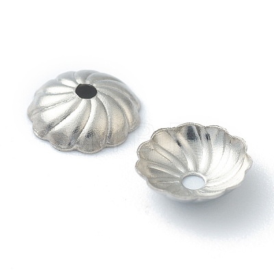 Non-Tarnish 304 Stainless Steel Bead Caps STAS-H149-26A-P-1