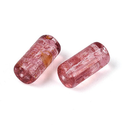 Picasso Transparent Glass Bugle Beads SEED-N010-02D-1