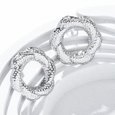 304 Stainless Steel Stud Earrings for Women EJEW-K306-05P-1