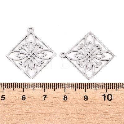 Buddhist 304 Stainless Steel Pendants LS-STAS-E521-06C-P-1
