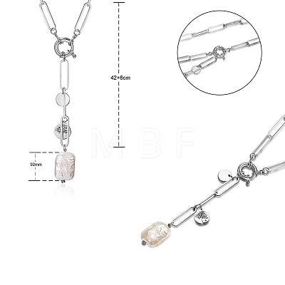 Lariat Necklaces NJEW-PH01399-02-1