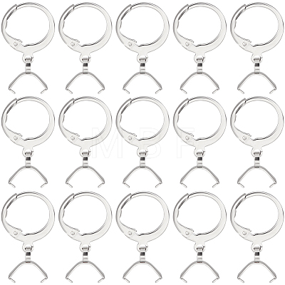 50Pcs 304 Stainless Steel Leverback Earring Finding STAS-BBC0002-50P-1