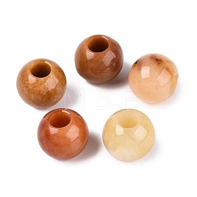Natural Topaz Jade Beads G-Q608-05P-1