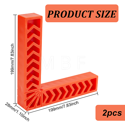8 Inch Plastic Precision Machinist Square TOOL-WH0051-78D-1
