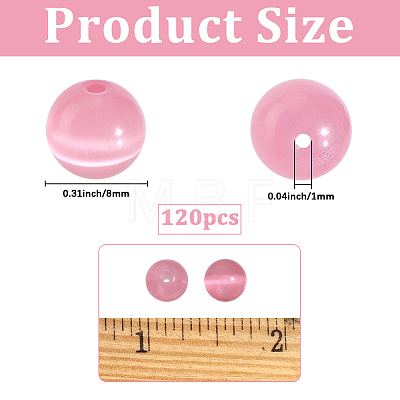 Cat Eye Beads G-PA0001-90B-03-1