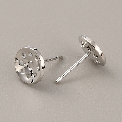 Brass Earring Finding KK-WH0035-78P-1
