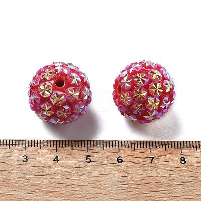 Opaque Acrylic Beads OACR-A035-01D-1