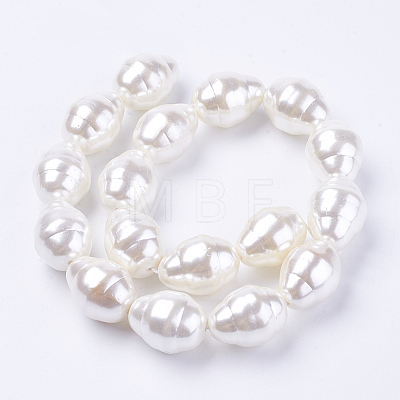 Shell Pearl Beads Strands BSHE-L035-A02-1