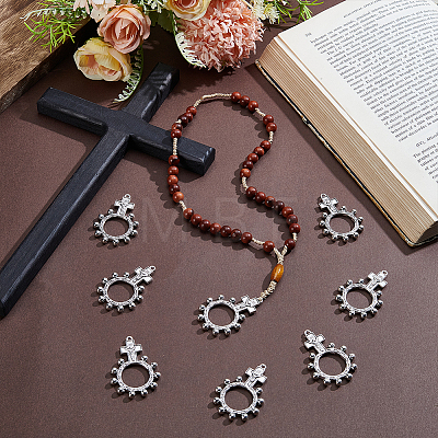 26Pcs Tibetan Style Alloy Pendants TIBEP-UN0001-28AS-1