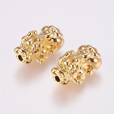 Feng Shui Brass Beads KK-P116-20-1